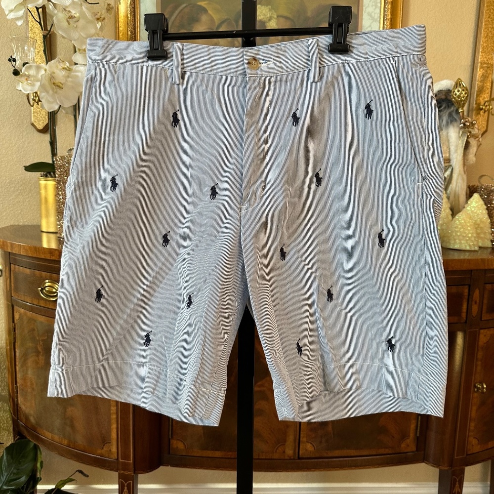 Polo Ralph Lauren Men’s Seersucker Shorts.